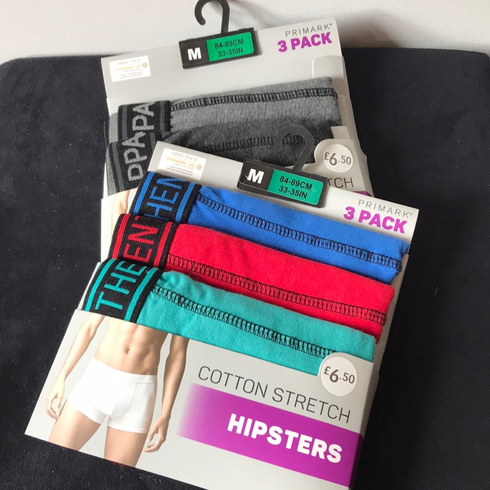 Primark cotton stretch hipsters
